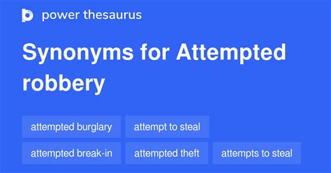 robbery synonym|Robbery Synonyms: 18 Synonyms and Antonyms for Robbery.